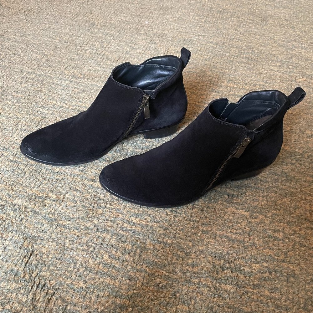 Paul Green Suede Zip Boots - US Sz. 8-1/2 or 9